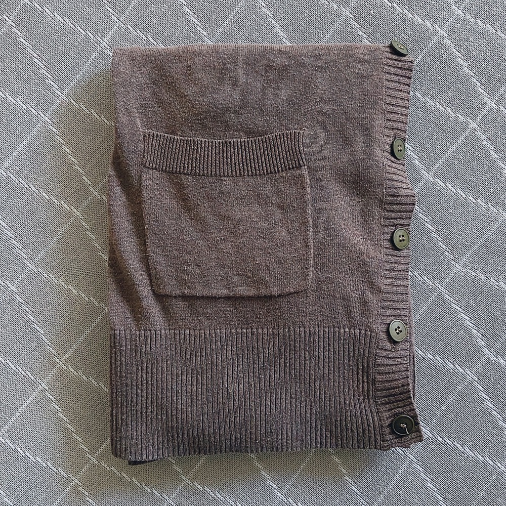 3/$12🔥 Brown Cardigan Sweater Buttons Ribbed